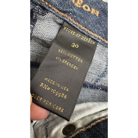 Beyonce House of Dereon Women's Jeans Hip Hop Size 2YK Vintage Grunge embroidere - Picture 10 of 12
